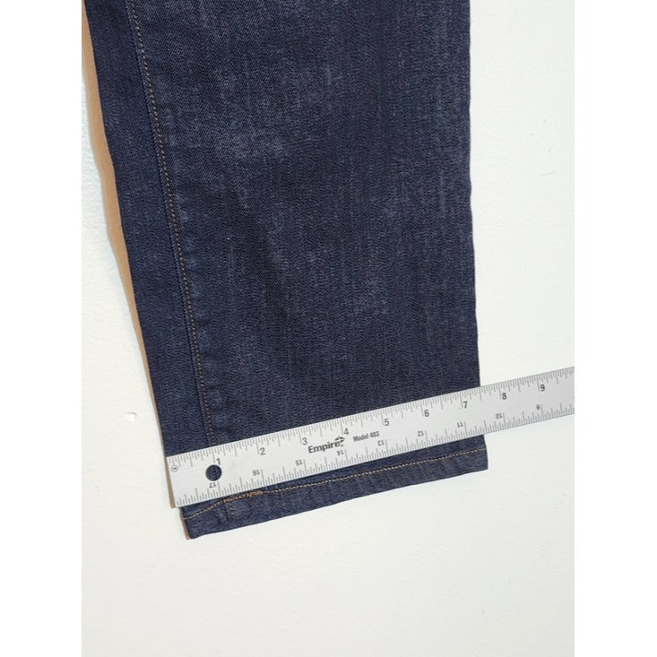 LOFT Womens Dark Wash Modern Crop Jeans Size 10