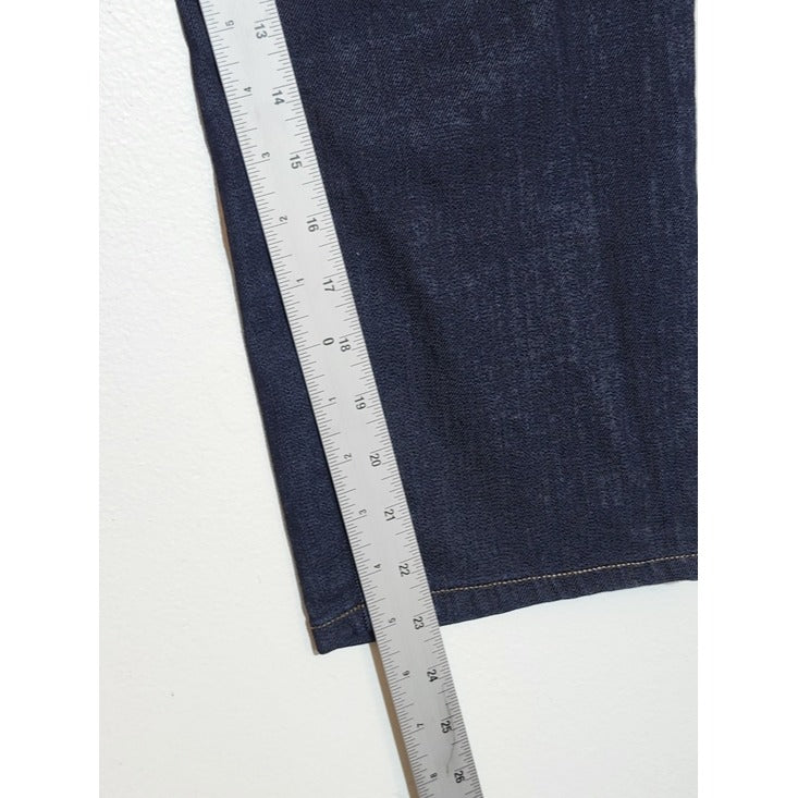LOFT Womens Dark Wash Modern Crop Jeans Size 10