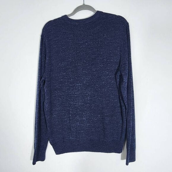 Gap Navy Sweater Size Medium Gap Men's Sweater in Heathered Navy New