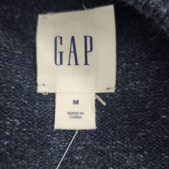 Gap Navy Sweater Size Medium Gap Men's Sweater in Heathered Navy New
