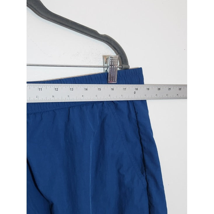 Original Use Mens Casual Blue Pull-On Nylon Shorts Size Large