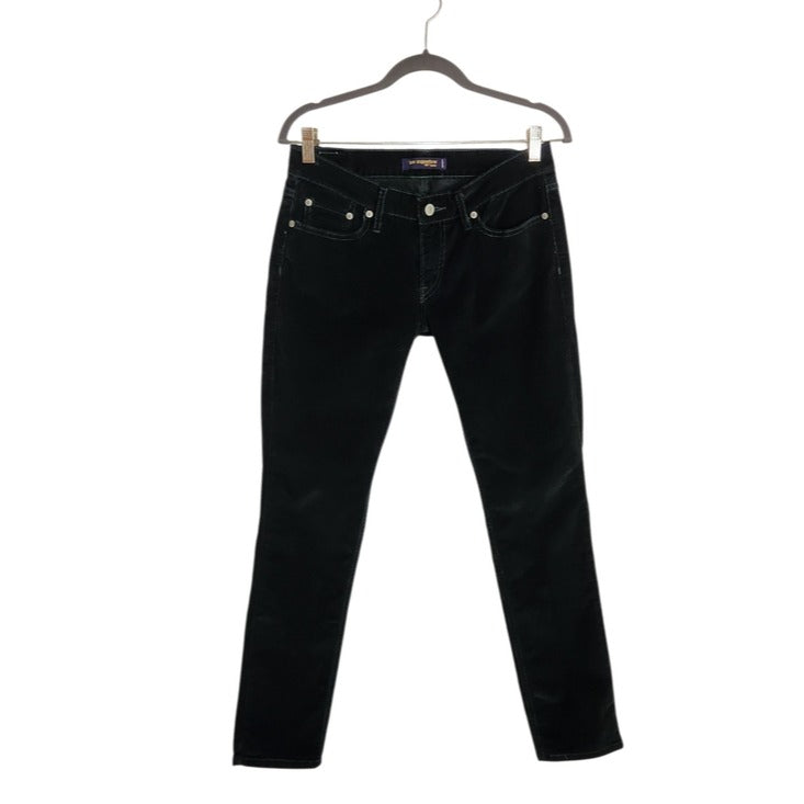 Levi's Superlow Slim Fit Dark Green Corduroy Pants Size 29 x 30