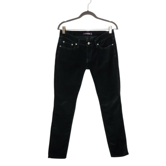 Levi's Superlow Slim Fit Dark Green Corduroy Pants Size 29 x 30