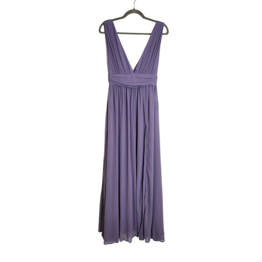 Lulus Low Cut Light Purple Formal Maxi Dress Size XS NWT Wedding Guest Prom