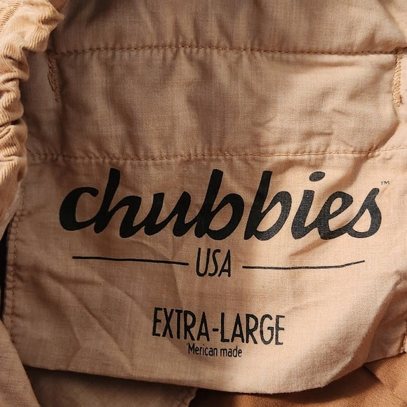 Chubbies Khaki 4.5 Inseam Cotton Shorts Size XL