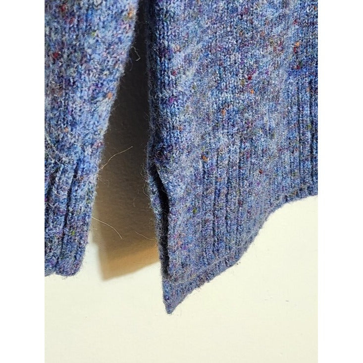 Well Worn Blue Mock Neck Sweater Size Large