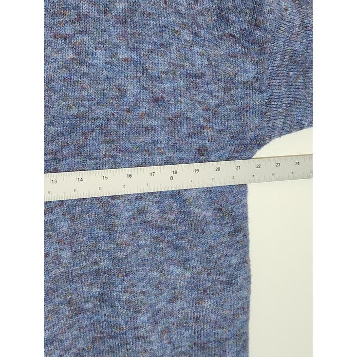 Well Worn Blue Mock Neck Sweater Size Large