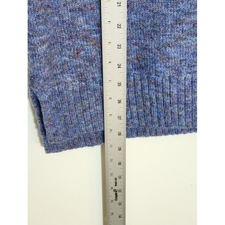 Well Worn Blue Mock Neck Sweater Size Large