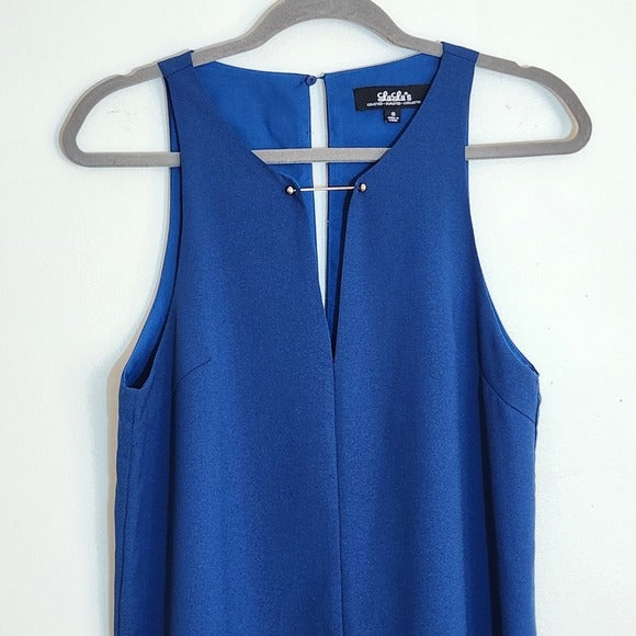 Lulus Blue Sleeveless Mini Dress Size Small Wedding Guest Dress