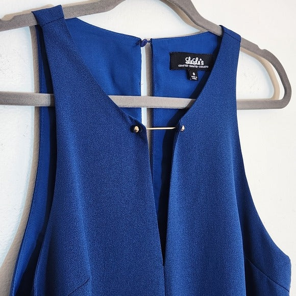 Lulus Blue Sleeveless Mini Dress Size Small Wedding Guest Dress