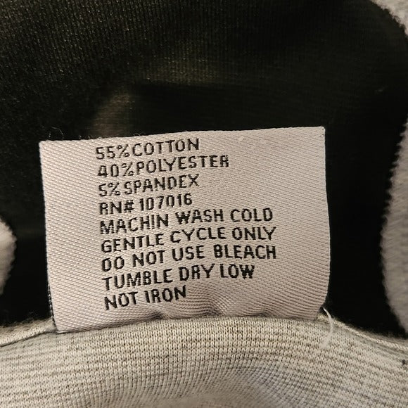 Riflessi Gray Graphic Zip-Up Sweatshirt Sixe 3XL