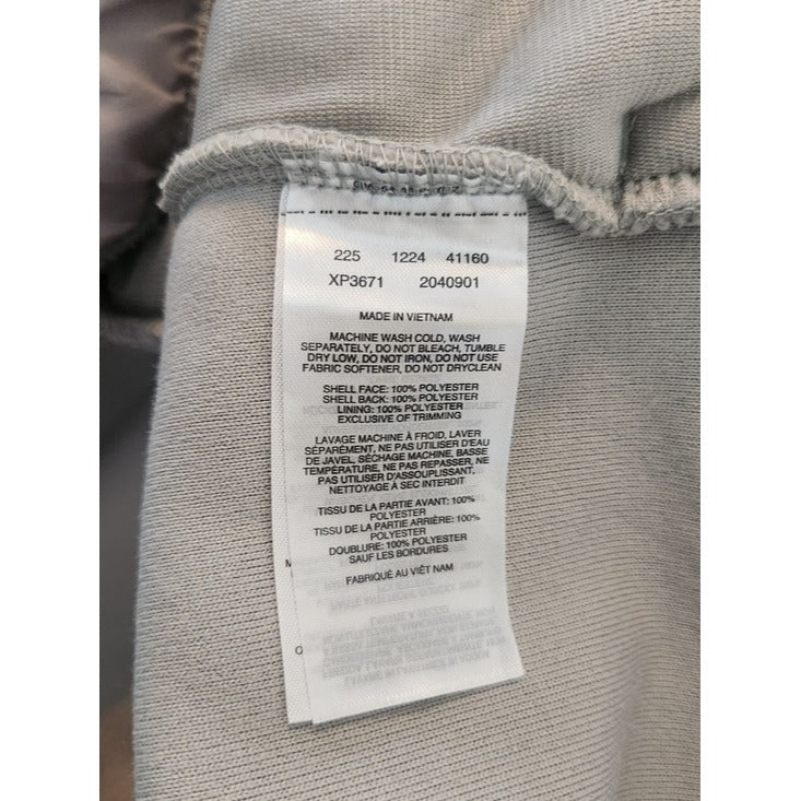 Columbia Gray and White Colorblock Fleece Pullover Size XXL