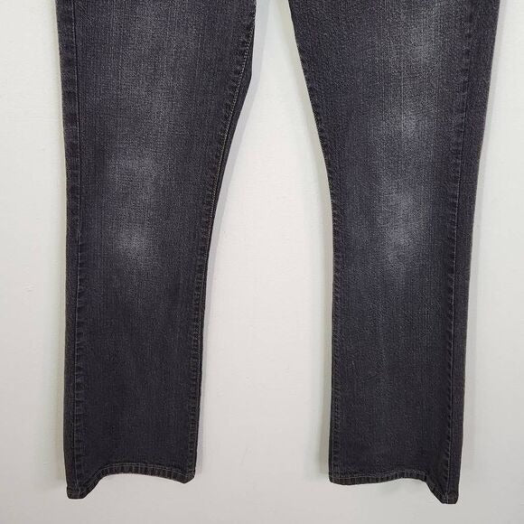 Calvin Klein Black Flare Bootcut Jeans Size 8