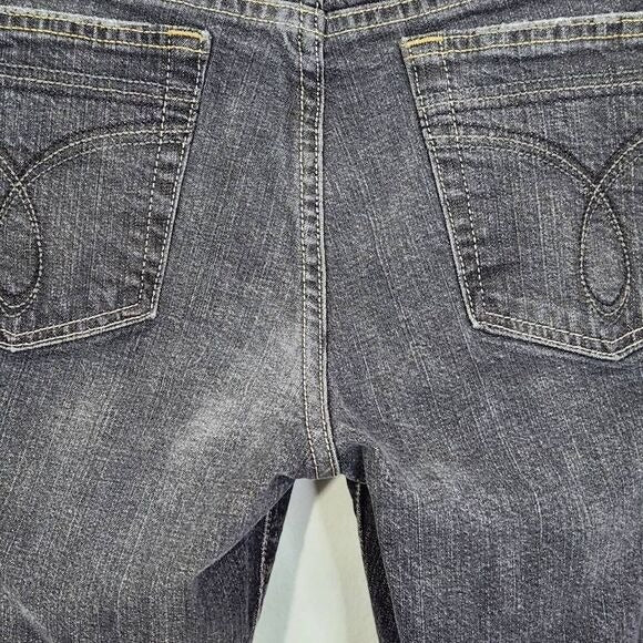 Calvin Klein Black Flare Bootcut Jeans Size 8