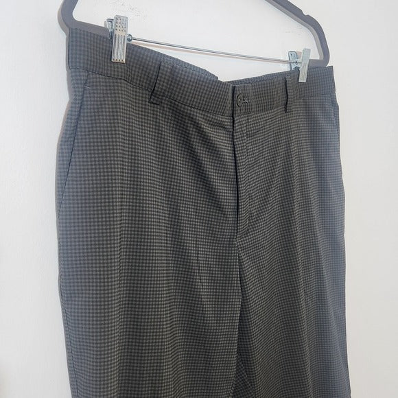 Nike Men's Classic Army Green Check Golf Pants Size 36 X 32 Nike Golf Pants