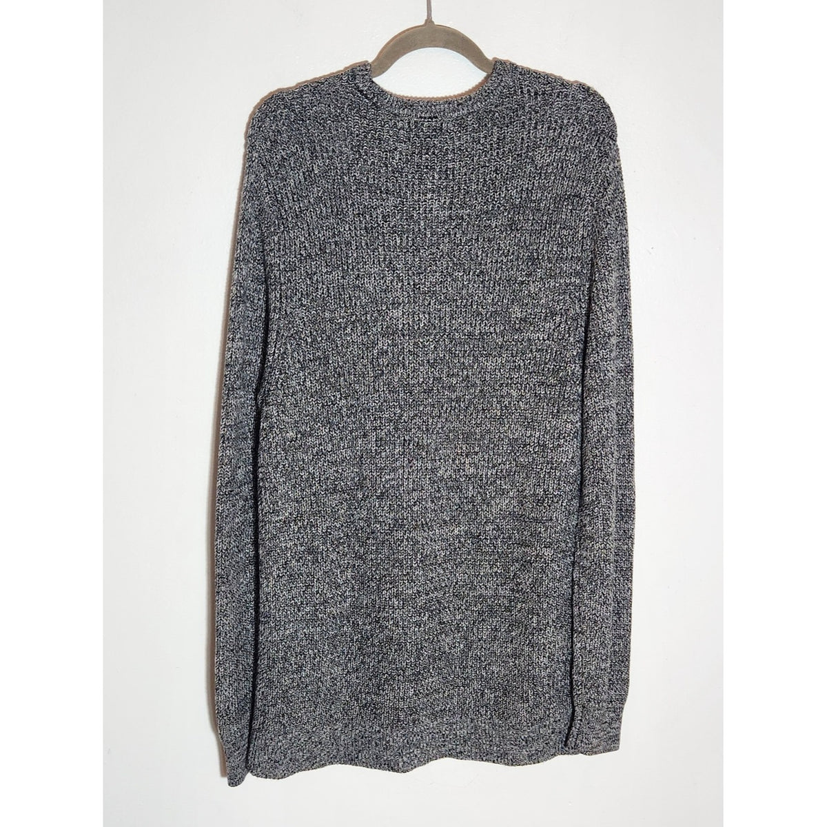 Goodfellow Black Marled Crew Neck Sweater Size Large NWT