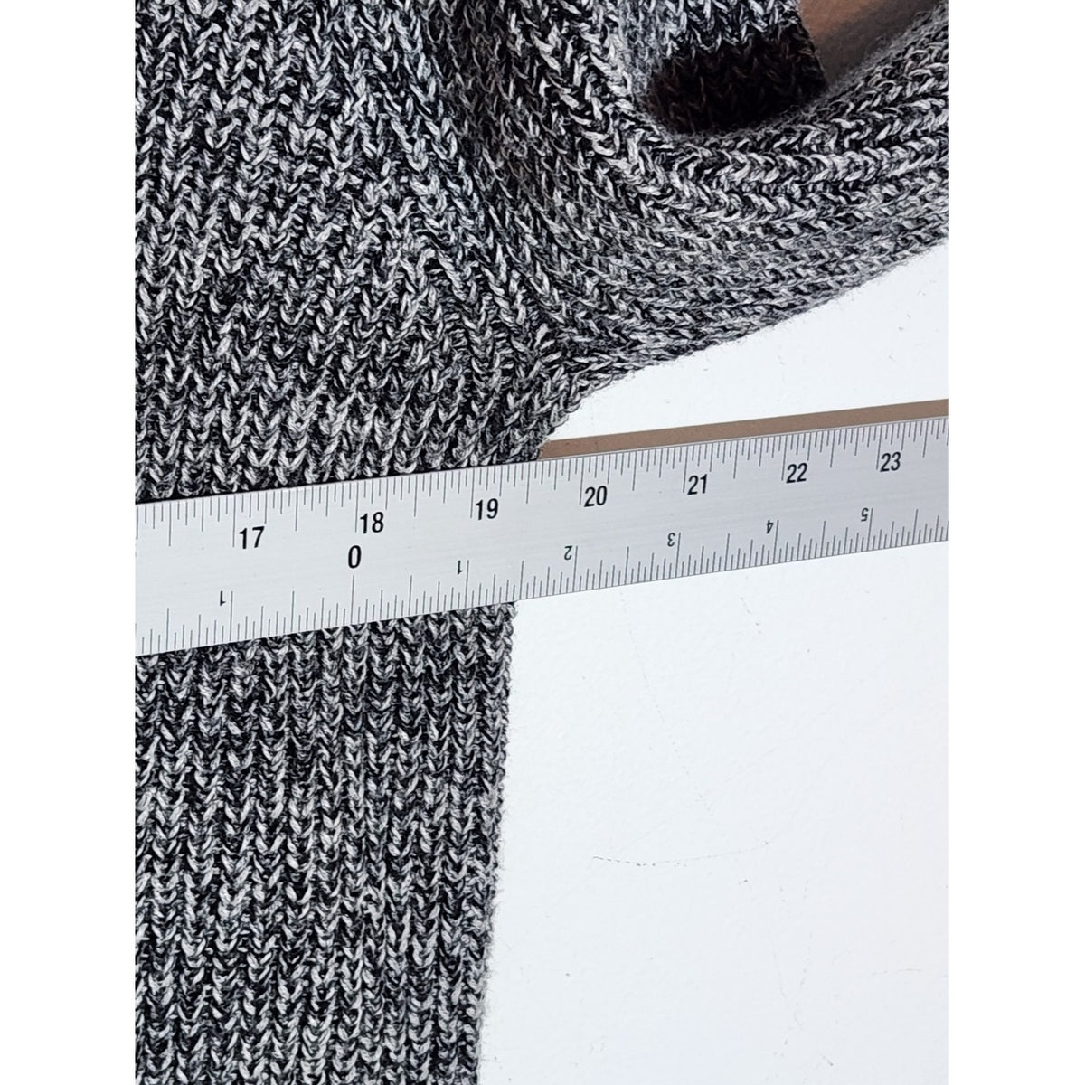 Goodfellow Black Marled Crew Neck Sweater Size Large NWT