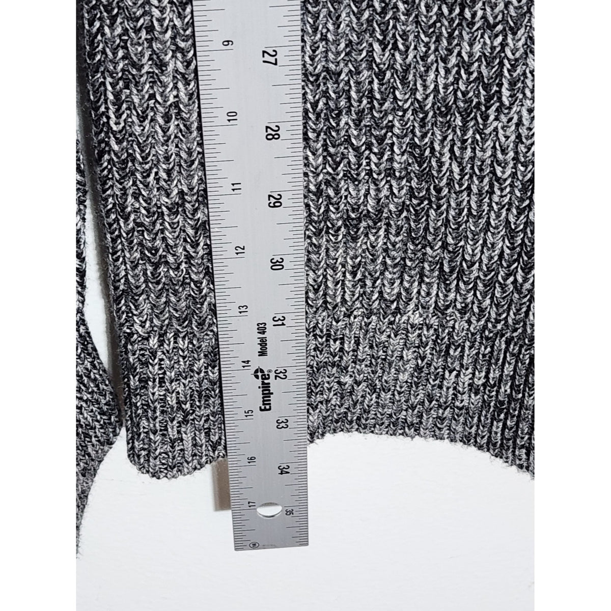 Goodfellow Black Marled Crew Neck Sweater Size Large NWT