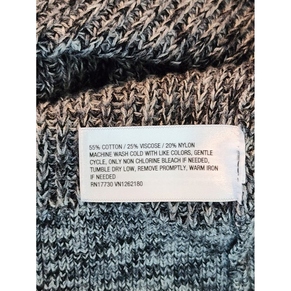 Goodfellow Black Marled Crew Neck Sweater Size Large NWT