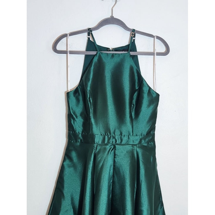 Lulus Green High Low Formal Dress Size Small NWT Wedding Guest Dress