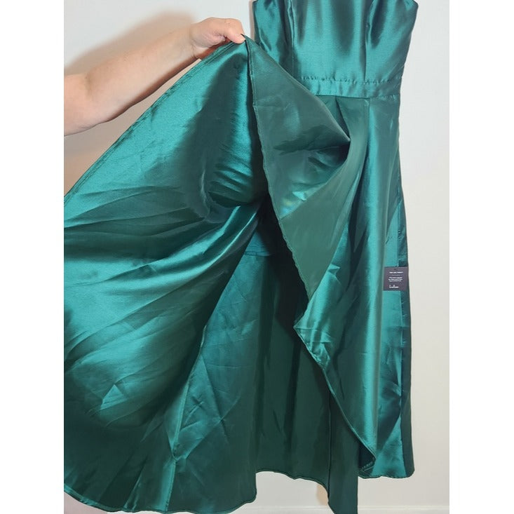 Lulus Green High Low Formal Dress Size Small NWT Wedding Guest Dress