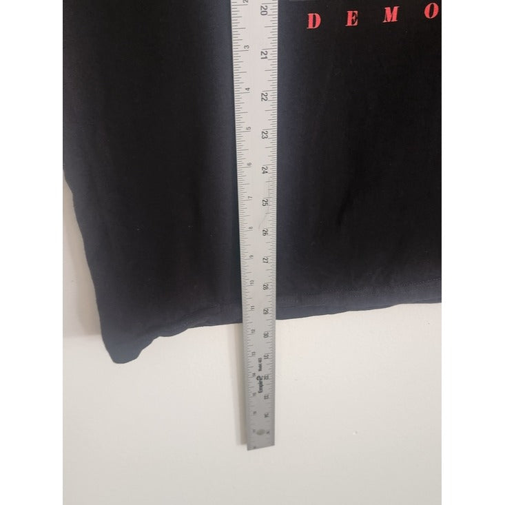 Demon Slayer Black Graphic Tee Size XL Flaw