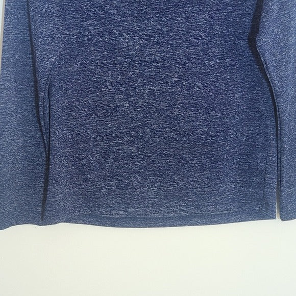 Adidas Heather Navy Memphis Grizzlies Quarter Zip Pullover Size Small