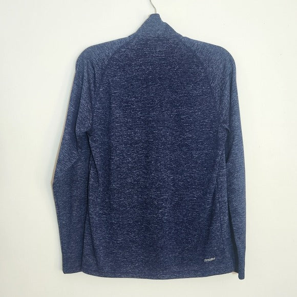 Adidas Heather Navy Memphis Grizzlies Quarter Zip Pullover Size Small