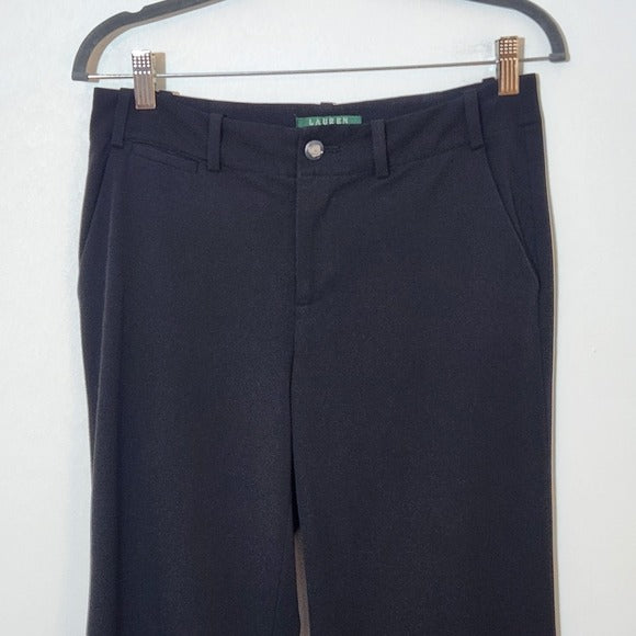 Lauren Ralph Lauren Black Dress Pants Size 2 Ralph Lauren Wide Leg Trousers