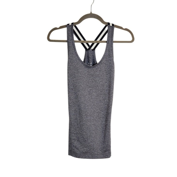 Z By Zella Heather Gray Racerback Tank Top Size XS