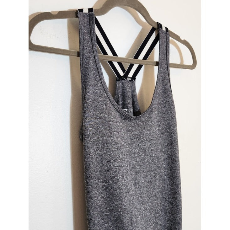 Z By Zella Heather Gray Racerback Tank Top Size XS