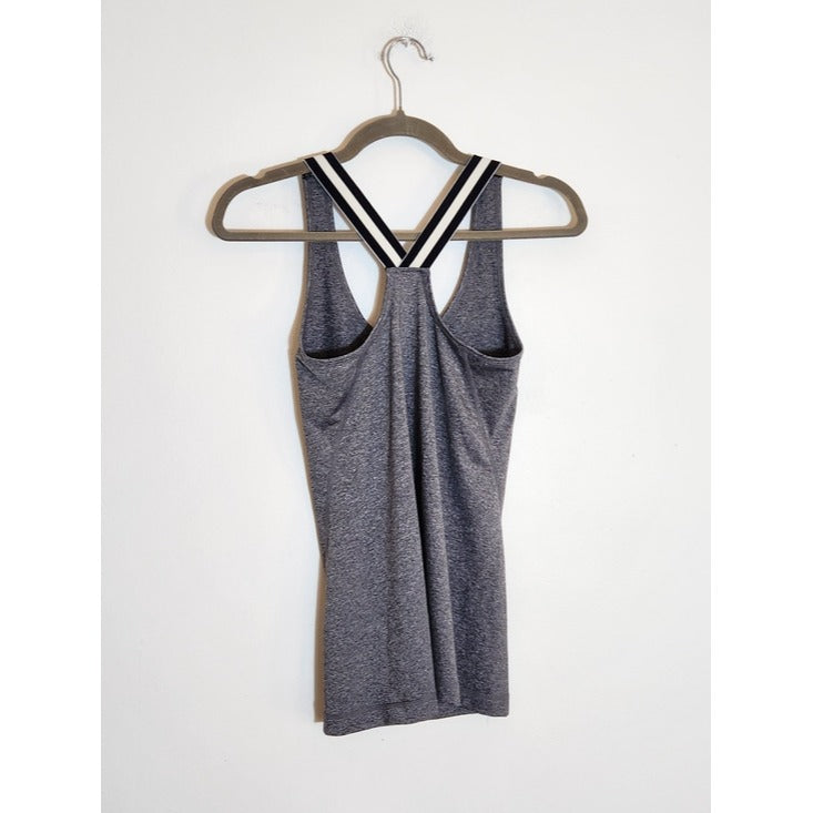 Z By Zella Heather Gray Racerback Tank Top Size XS