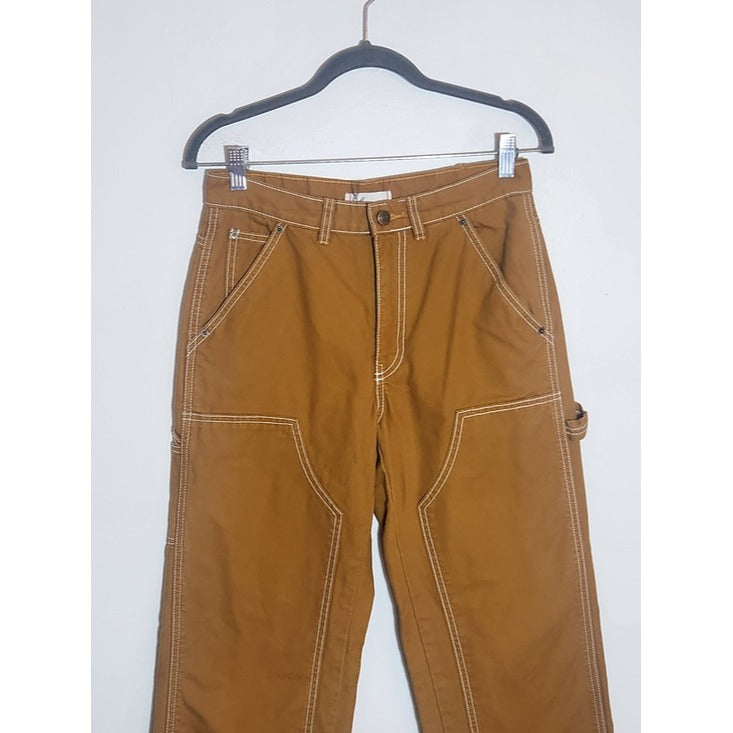 BDG Urban Outfitters Womens Golden Brown Carpenter Utility Pants Size 26