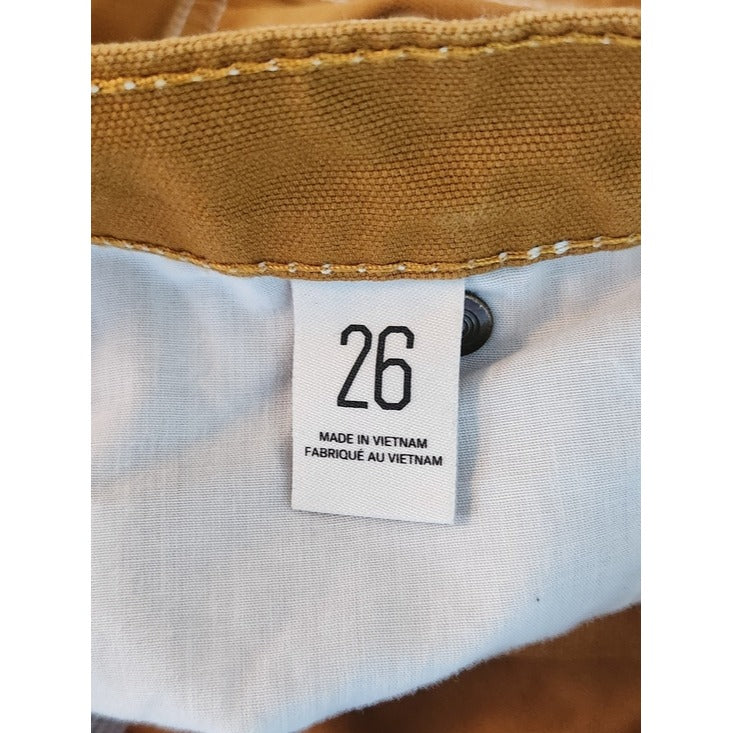BDG Urban Outfitters Womens Golden Brown Carpenter Utility Pants Size 26