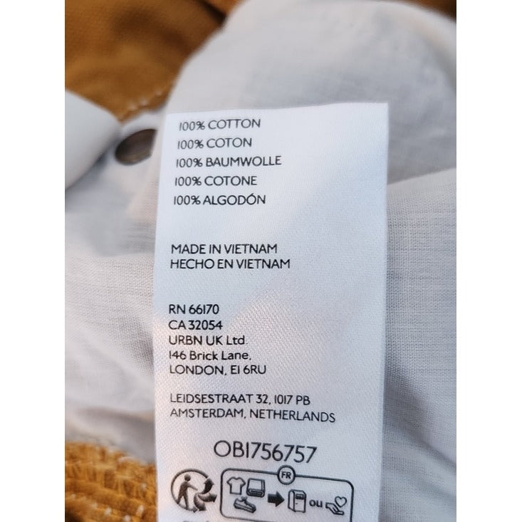 BDG Urban Outfitters Womens Golden Brown Carpenter Utility Pants Size 26