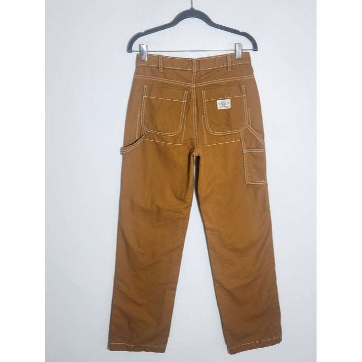BDG Urban Outfitters Womens Golden Brown Carpenter Utility Pants Size 26