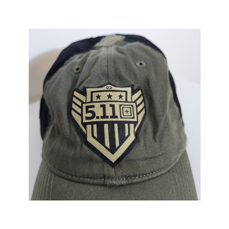 5.11 Tactical Unisex Army Green and Black Adjustable Baseball Hat One Size