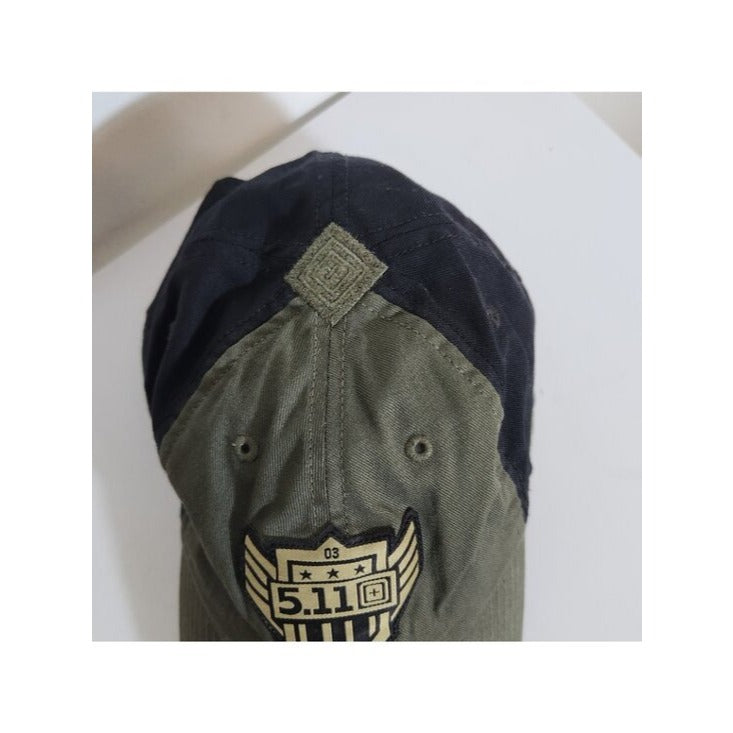 5.11 Tactical Unisex Army Green and Black Adjustable Baseball Hat One Size