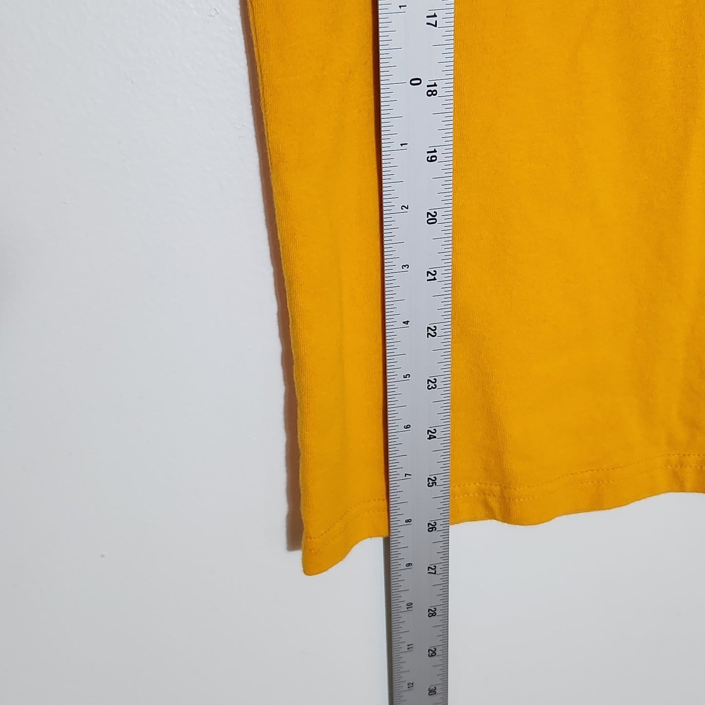 Patagonia Mens Yellow Pocket Tee Size XS Flaw