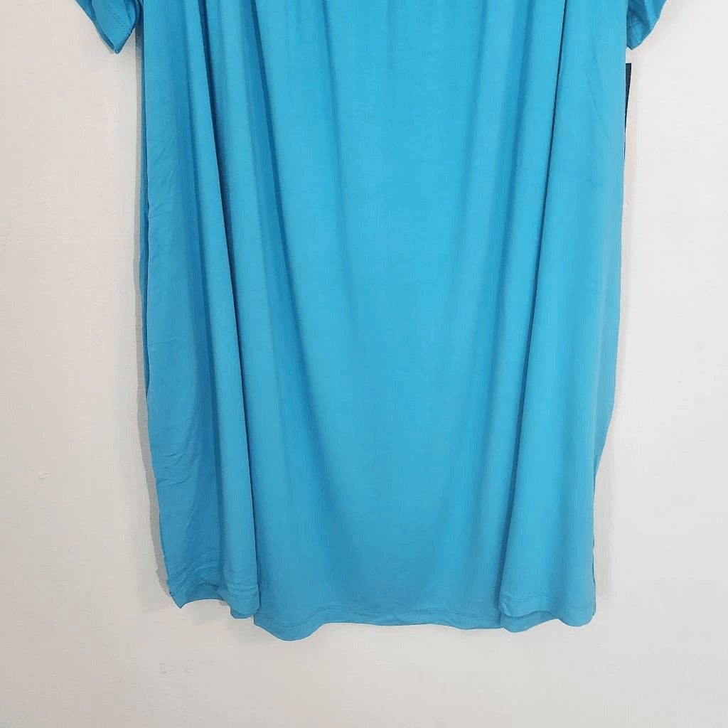 New York & Co. Blue Off-The-Shoulder Dress NWT Size XXL Plus Size Blue Dress