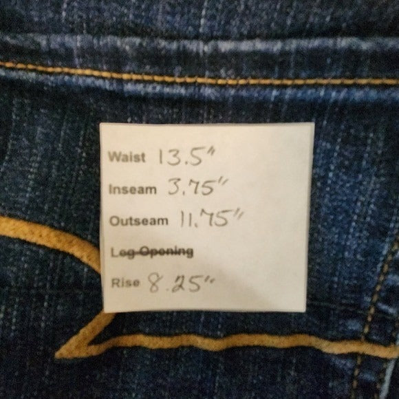 American Eagle Outfitters Women's Dark Wash Denim Shorts Size 2 Cut-off Shorts