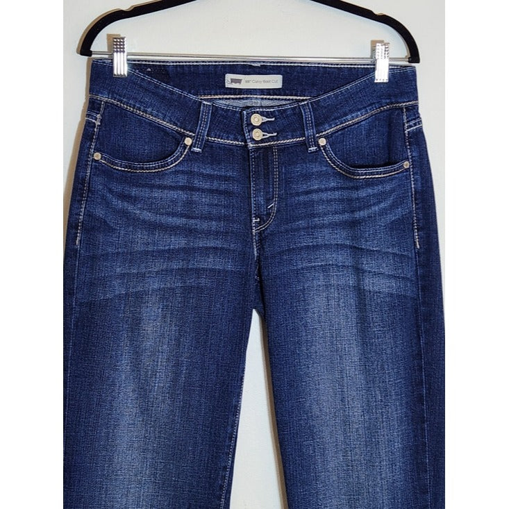 Levi's Dark Wash 529 Curvy Bootcut Jeans Size 8