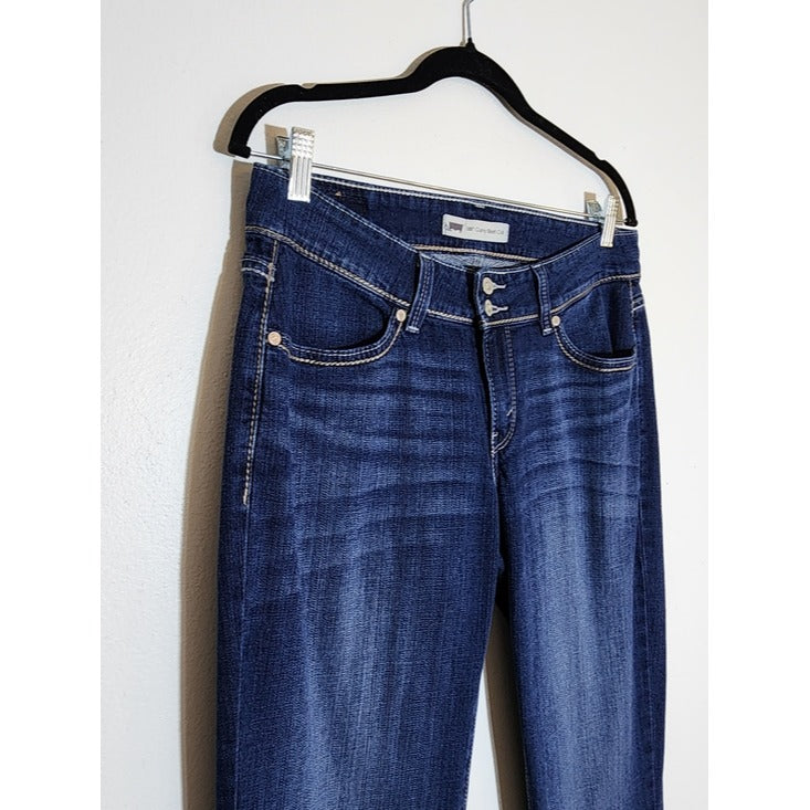 Levi's Dark Wash 529 Curvy Bootcut Jeans Size 8