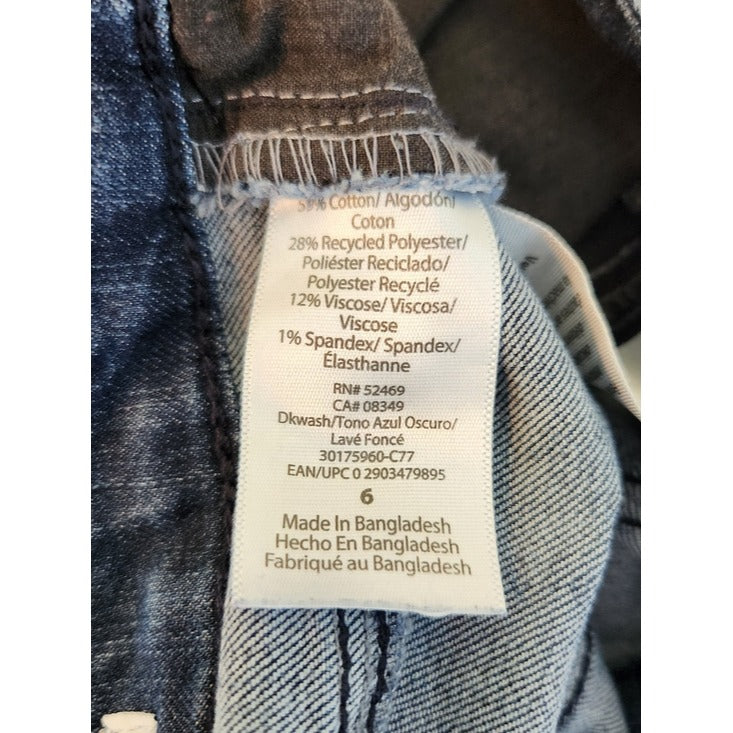 Sofia Vergara Dark Wash Melisa Flare Jeans Size 6