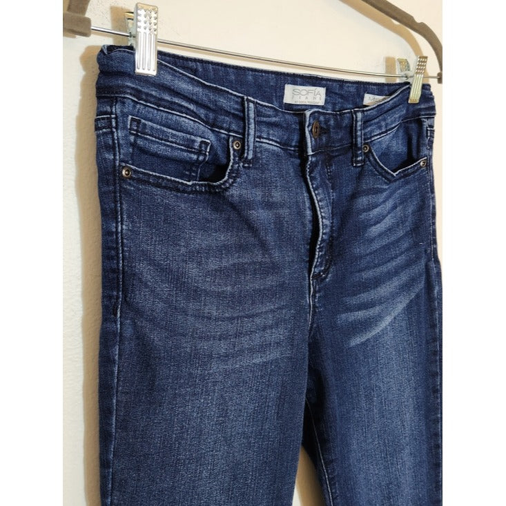 Sofia Vergara Dark Wash Melisa Flare Jeans Size 6