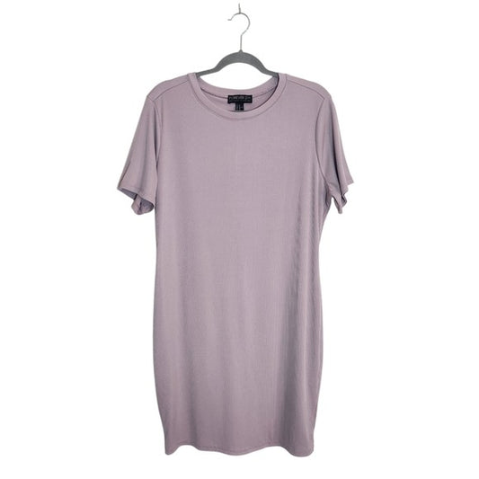 Forever 21 Lavender Mini Ribbed T-Shirt Dress Size 2X