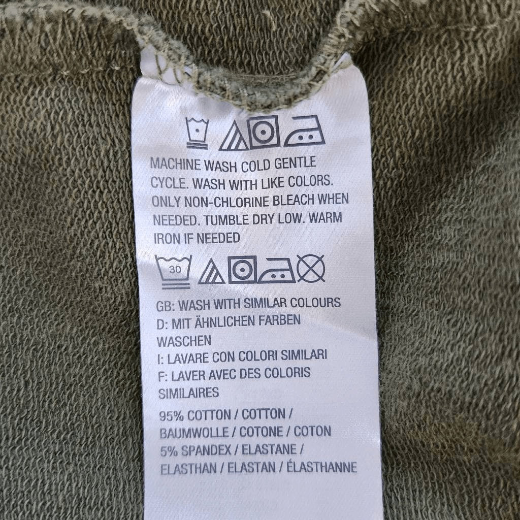 D&Co. Olive Green Hoodie Size Small Green Hoodie Pullover with Snaps