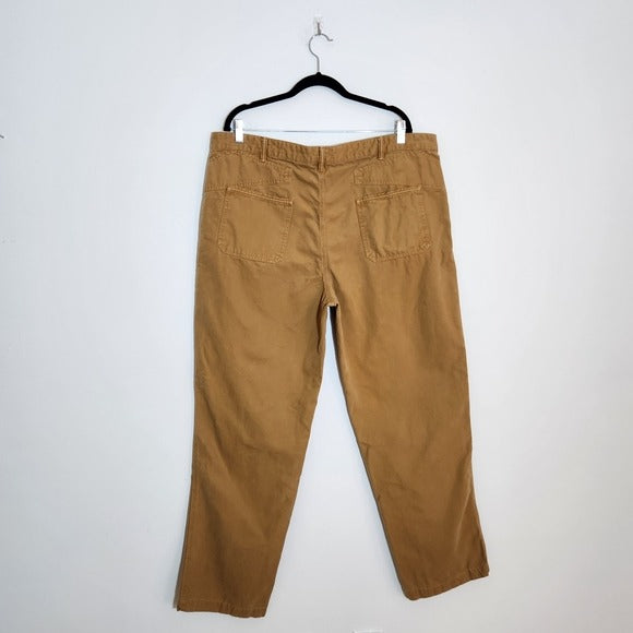 Orvis Mens Casual Tan Chino Pants Size 42