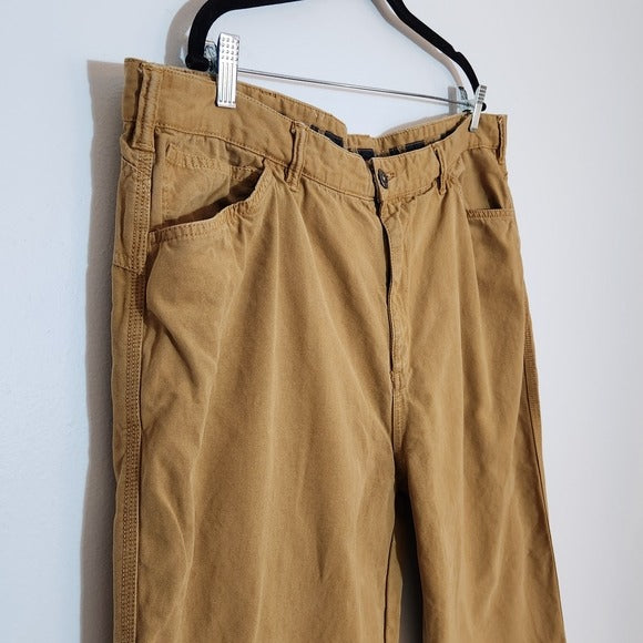 Orvis Mens Casual Tan Chino Pants Size 42