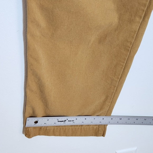 Orvis Mens Casual Tan Chino Pants Size 42